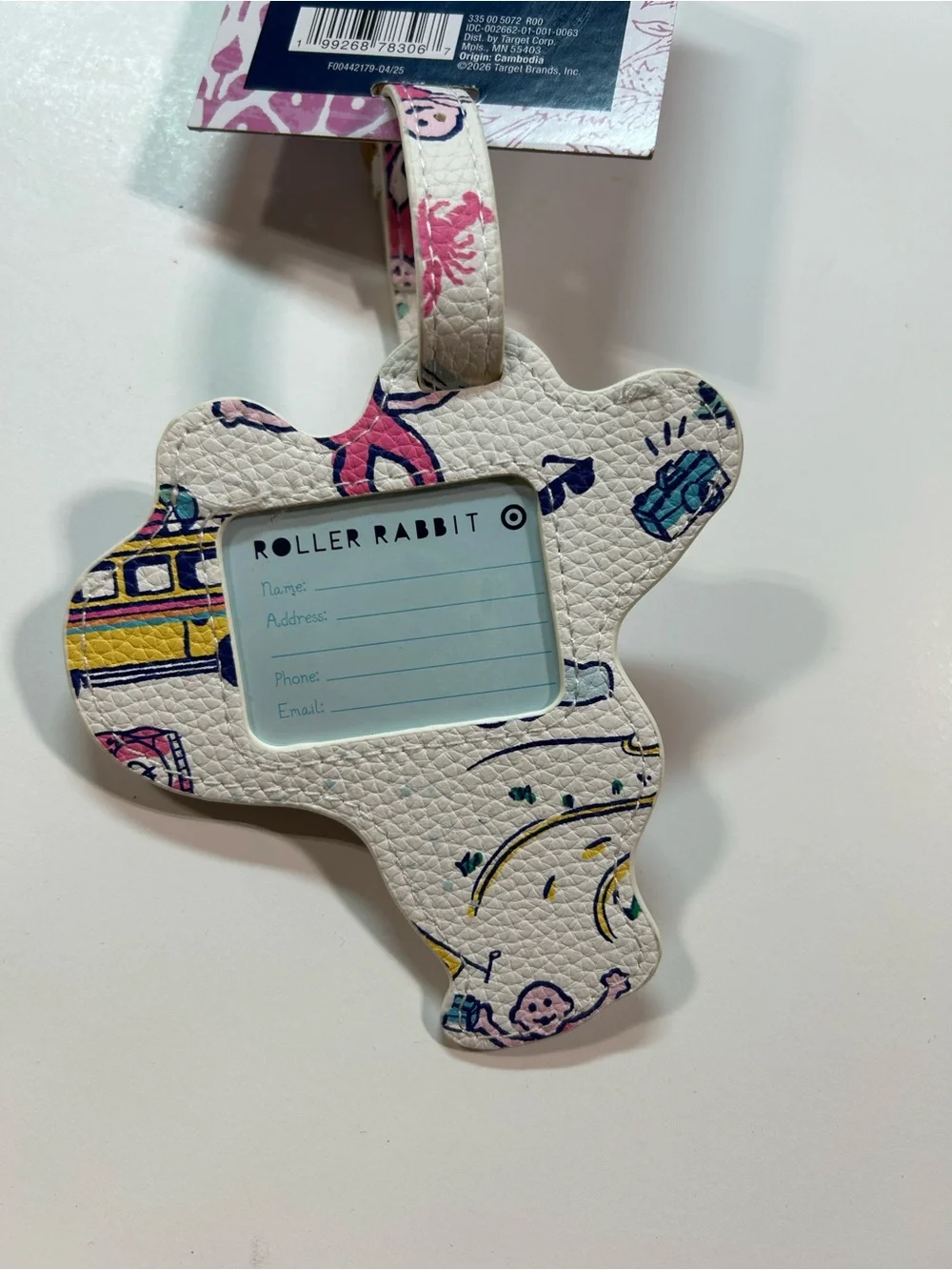 NEW (2) Roller Rabbit x Target Monkey Luggage Tags - Picture 7 of 8